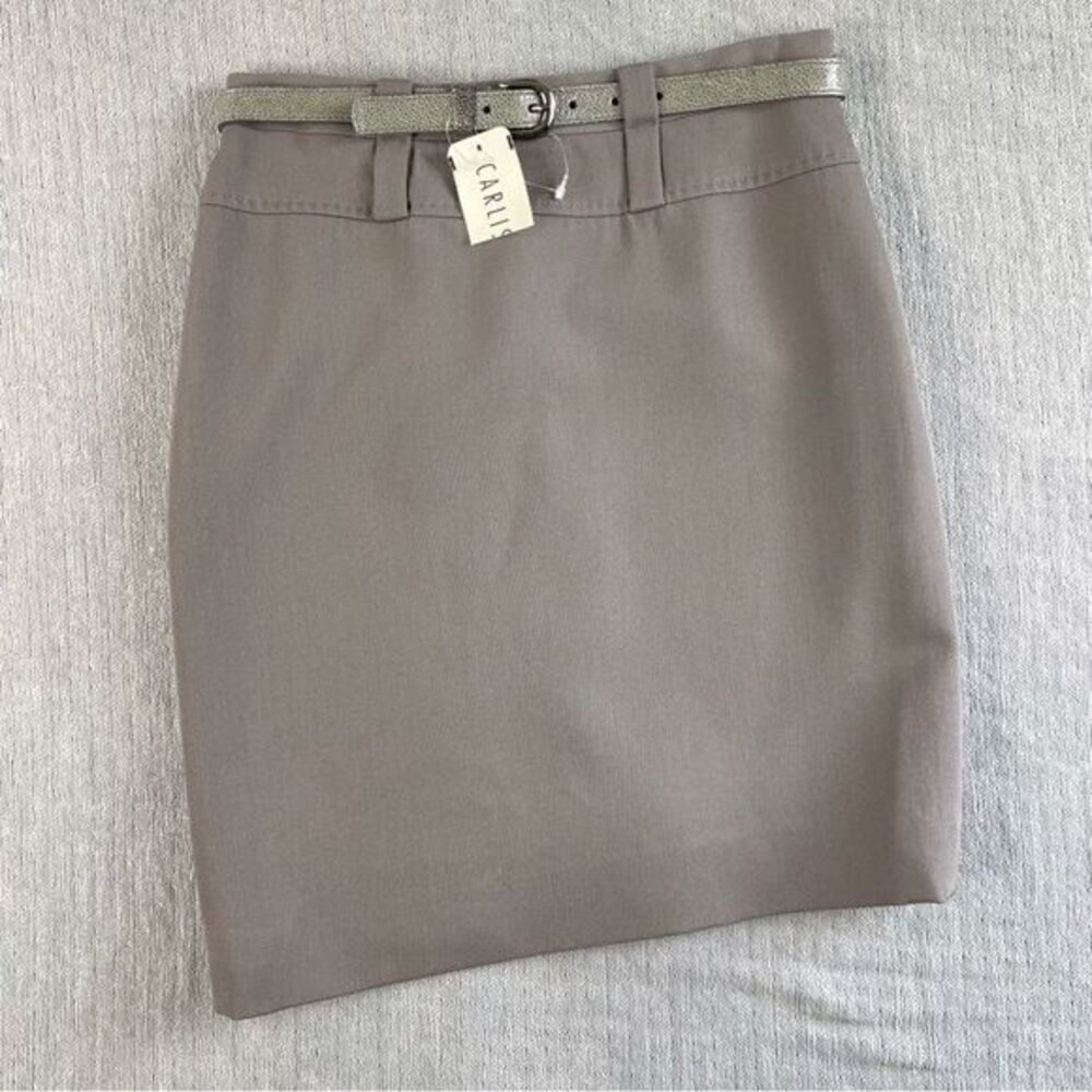 Carlisle Gray Wool Asymmetrical Short Skirt Women’s Size 0 NEW